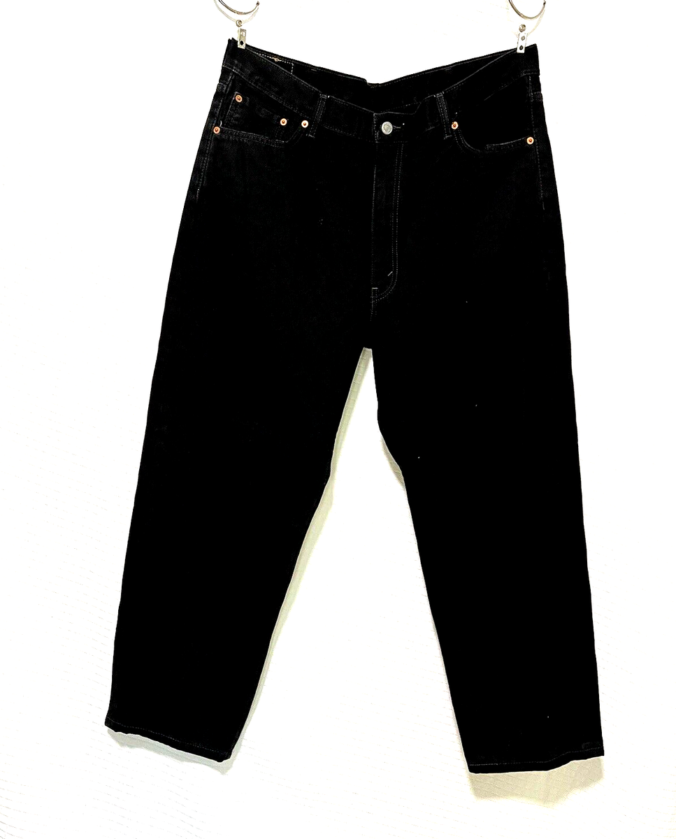 Levi's Men's 550 Relaxed Fit Black Jeans 42(41)X30 Blank Red Levi's Men's 550 Relaxed Fit Black Jeans 42(41)X30 Blank Red