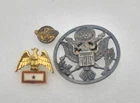 WW2 US Military Sterling Ruptured Duck Son In Service Honorable Discharge Eagle