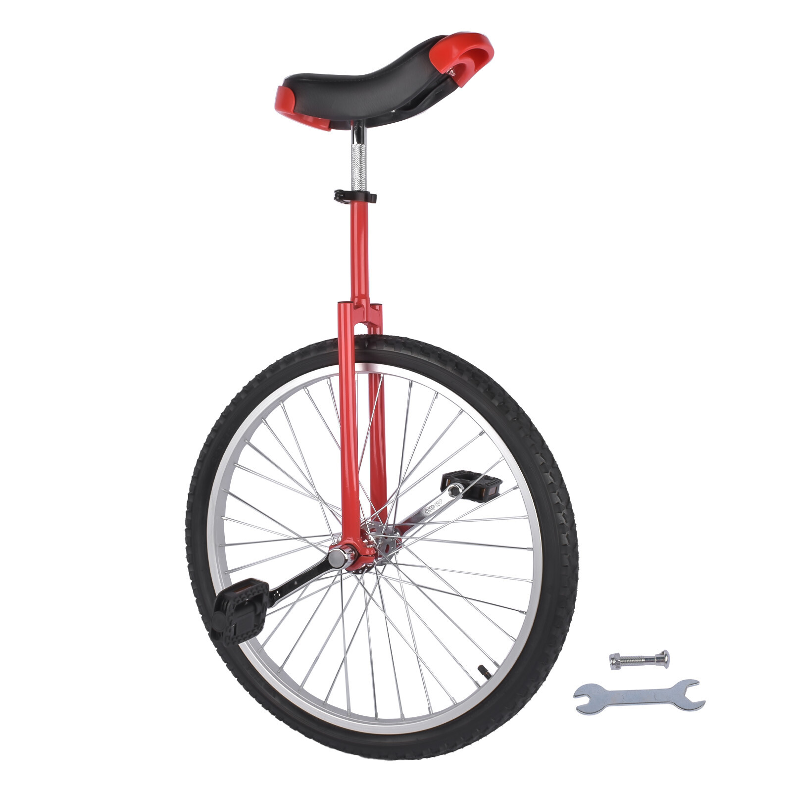 16''/24'' Unicycle Adjustable Seat Balance Exercise Training Wheel Unicycle