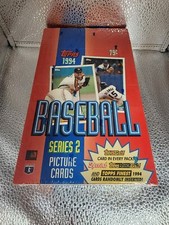 1994 Topps Baseball Cards Series 2 Factory Sealed Box MINT 36 Sealed Packs
