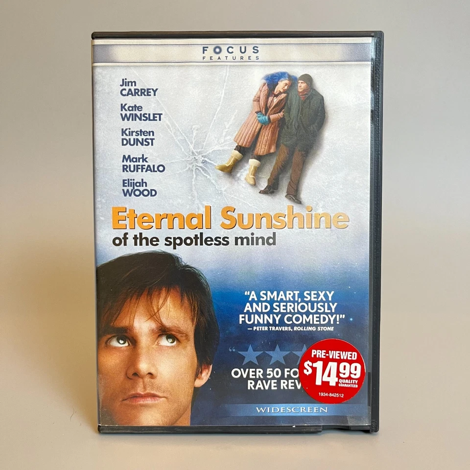 Eternal Sunshine of the Spotless Mind DVD 2004 Movie Jim Carrey Kate Winslet - Image 3 of 4