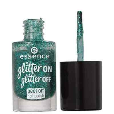 Essence Glitter On Glitter Off Peel Off Nail Polish 06 glitter in the air
