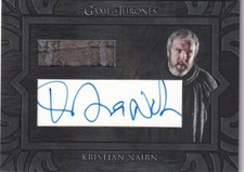 Game of Thrones Inflexions Archive Cut Autograph Relic Card Kristian Nairn HODOR