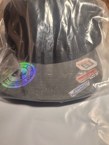 Westcoast Mariner Budweiser Jet Ski Black/Grey Bill Snapback Hat 650 550 NOS!! - Picture 2 of 4