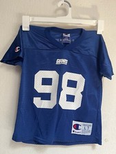 Vintage Jessie Armstead New York NY Giants #98 Champion NFL Jersey Size L7 Kids