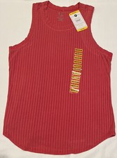Member's Mark Women's Sleeveless Rib Cutaway Fitted Tank Top NWT Medium