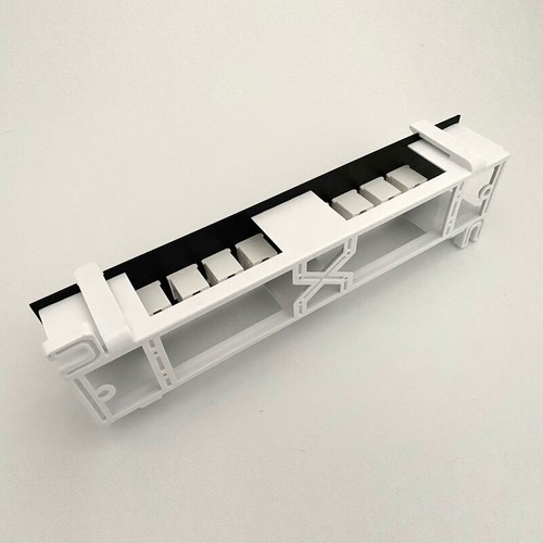 8 Ports Patch Panel CAT6 RJ45 Extender Keystone Gigabit LAN Coupler Plug - Afbeelding 7 van 10