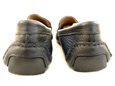 1901 Nordstrom Men\'s Black Leather Slip-On Driving  Loafers M07915 Sz. 10M 1901 Nordstrom Black Leather Driving Loafers Mens Size 9M  main image 2