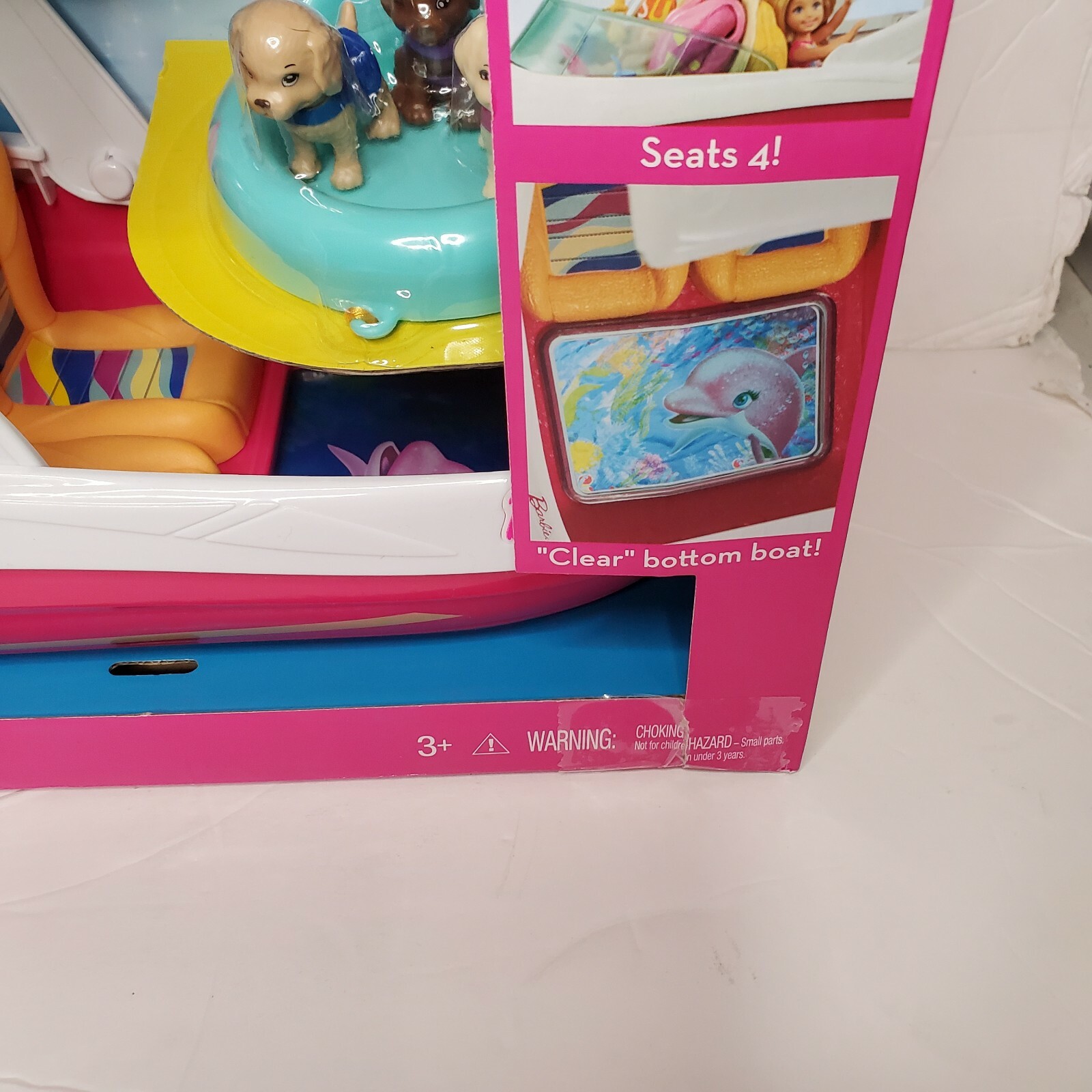 barbie dolphin magic ocean view boat playset