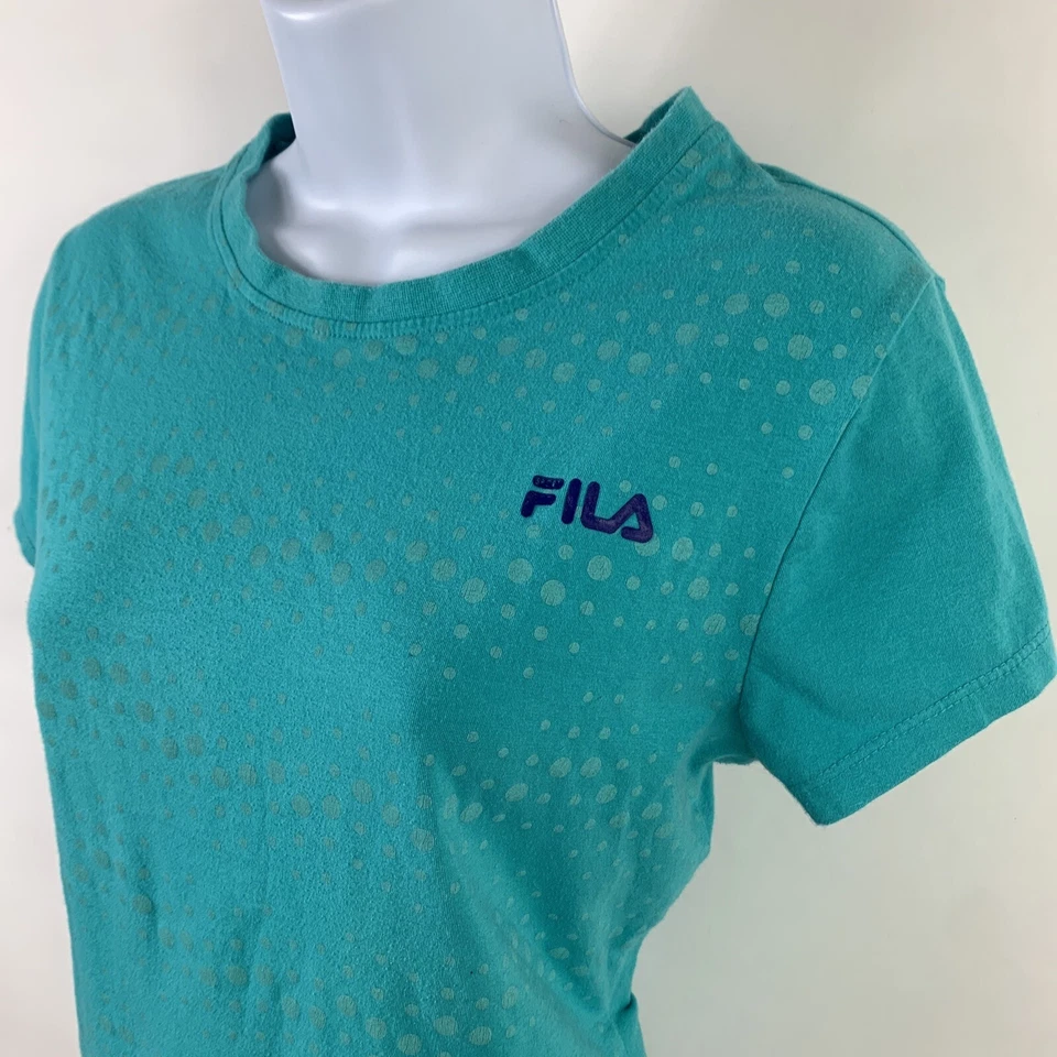 Fila Sport T Shirt Large Short Sleeve Crew Neck Athletic Tee Training Stretch - Image 2 of 4