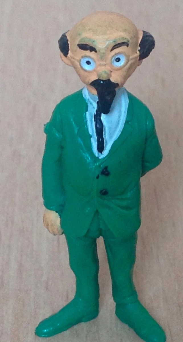 FIGURINE PVC BELVISON ESSO TINTIN KUIFJE HERGE 1973 : LE PROFESSEUR TOURNESOL