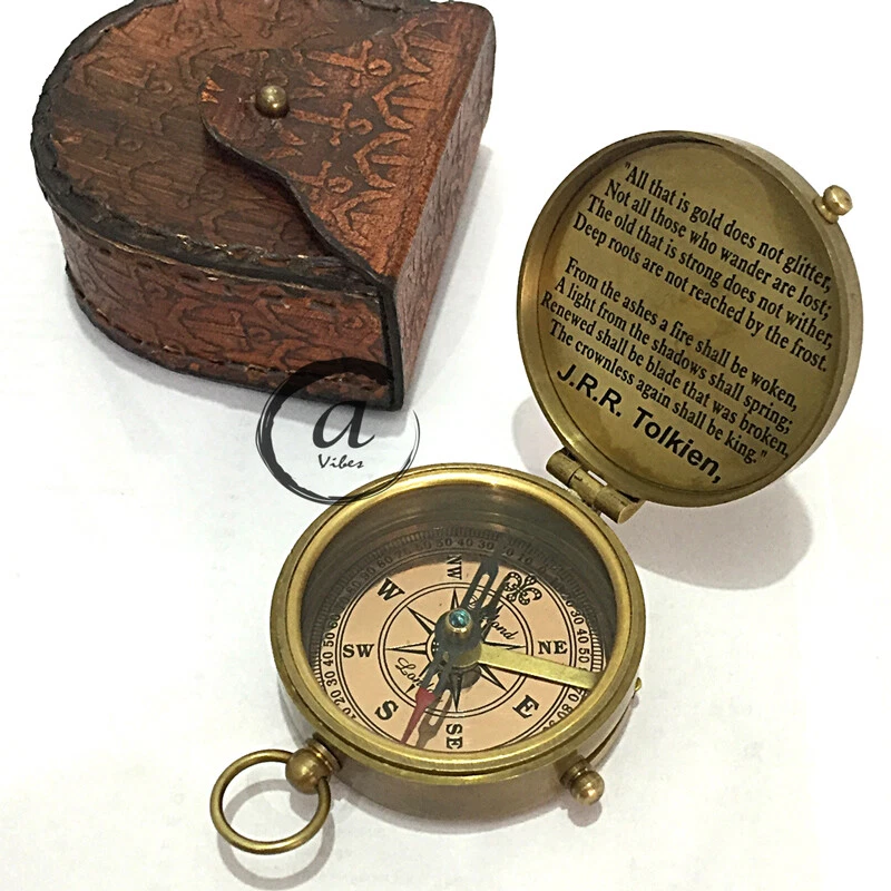 Victorian Marine Com pass Nautical GPS Pocket Trekking Compass