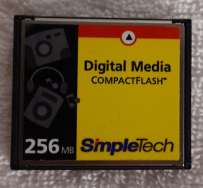 Simple Tech Digital Media 256MB Compact Flash Card Camera Memory