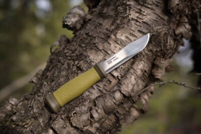 Messer, MORAKNIV  ''Mora 2000'' oliv neu