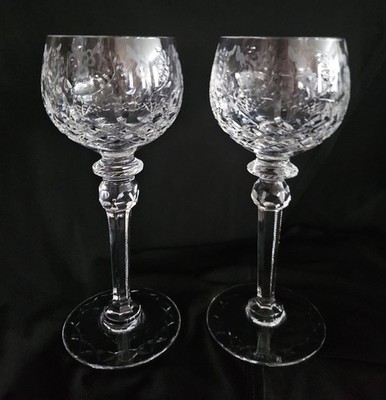 Rogaska Gallia - Hock Wine Glasses 8 , Set of 2