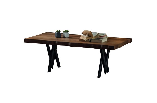 Moderner Brauner Couchtisch Wohnzimmer Luxus Kaffetisch Beistelltisch-image