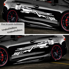 2x Seitenaufkleber Future Design 220cm Autoaufkleber Bus Tuning Streifen JDM B10