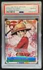 2025 One Piece Carrying On His Will Monkey D Luffy Alt Art #OP13-118 PSA 10