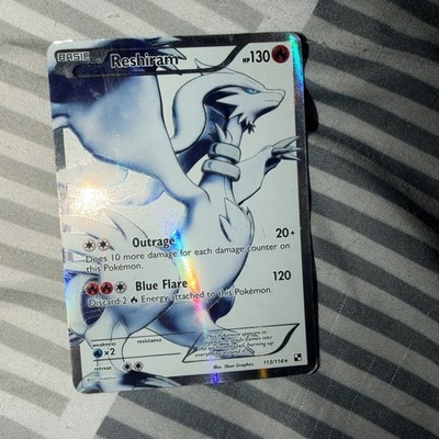 ポケモンカード Reshiram 113/114 Reshiram 113/114 Black & White BW Pokemon Card Full Art 2011 Holo