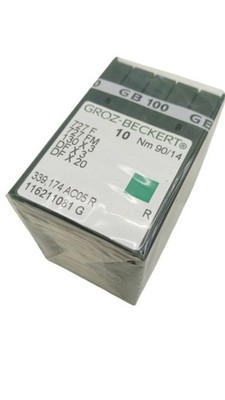 100x Groz-Beckert 727F 130x3 DFx3 Nähmaschinennadeln 90/14 GB100