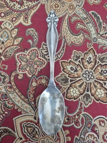 INTERNATIONAL JEANNE D'ARC STERLING SILVER 45 Gram 7" Serving SPOON LJR Monogram