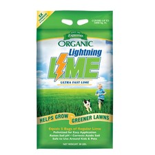 Espoma Organic Lightning Lime Ultra Fast Lime for Growing Greener Lawns, 30lbs 1.36 per gallon