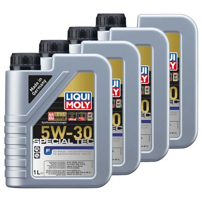 Motoröl Special Tec F 5W-30 LIQUI MOLY 4 X 1 Liter für Dacia Ford Hyundai Jaguar