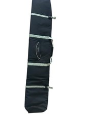 Amazon Basics Single Padded Ski Bag  67 Inches X 7 Inches  Black w/Gray Straps