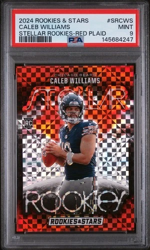 2024 Panini Rookies & Stars #SRCWS Caleb Williams Red Plaid PSA 9