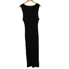 Quince Black Basic Sleeved Dress XL