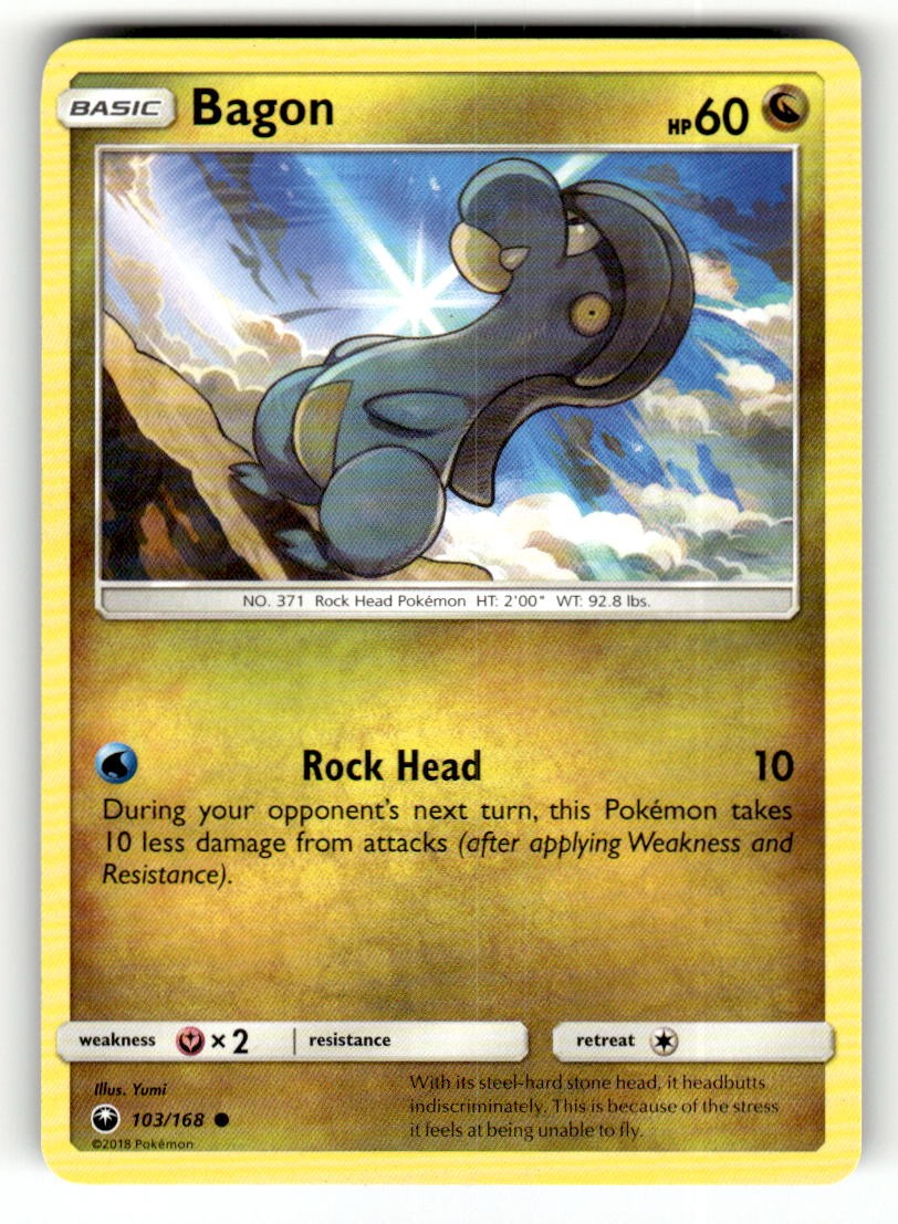 Bagon 103/168 Common Celestial Storm Pokemon Lightly Played