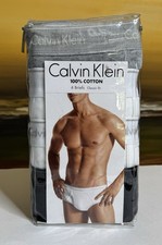 Calvin Klein Men's 4 Pack Classic Fit Briefs Cotton Size XL Multicolor NEW 40