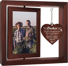 Memorial Gifts for Loss of Brother, Sympathy Picture Frame,Sympathy Gifts for Lo