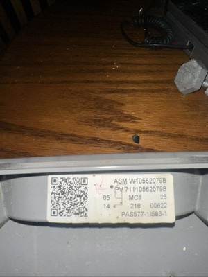 Used Maytag dishwasher Control panel  W10552079B