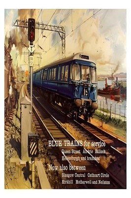 Vintage Trains (1960s)   Poster - 24x36  Hi-Res  Print - 200 GSM Paper ️