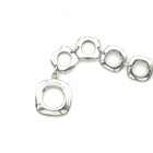 Tiffany & Co Sterling Cushion Square Necklace & Hoop Earrings Lot of 3 #S5580-5 — photo 6
