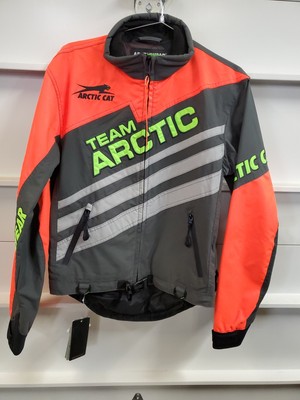 NEW Arctic Cat 5281-211 COLLAR On Track MENS XS RACE TEAM SHELL JACKET ARTIC