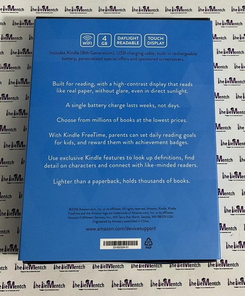 Amazon Kindle 8th Generation (4GB) WiFi Daylight Readable Touch Display NEW - Image 2 of 3