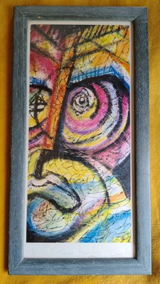 Brandon Ross ''Target Practice'' Hand-Signed Limited Edition Lithograph 2/5 Framed