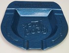 Ashtray GOOD LUCK Horseshoe Embossed Tin Advertising Salesman Sample VINTAGE 50s — photo 2