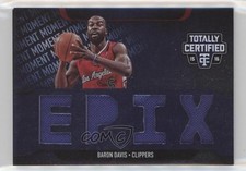 2015 Panini Totally Certified EPIX Moment Quad Memorabilia 73/99 Baron Davis fm0