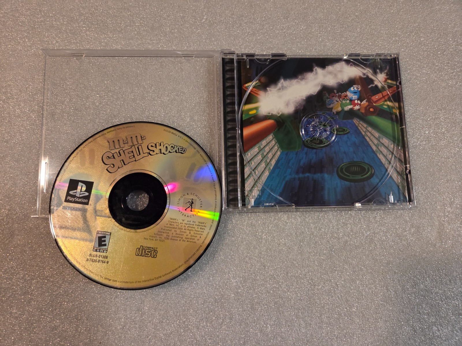 M&Ms Shell Shocked (Playstation 1 PS1) Disc w/ back case art