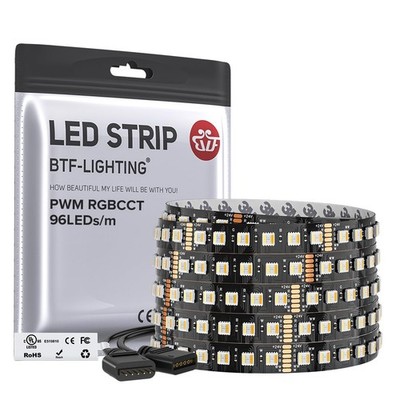 BTFLIGHTING RGBCCT 5 Colors in 1 LED 5050SMD RGBWW RGB+Dimmable Tunable Color...