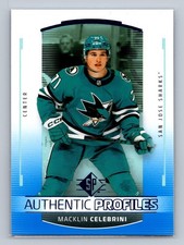 2025-26 Sp - Retail Authentic Profiles Macklin Celebrini #AP-15 Blue