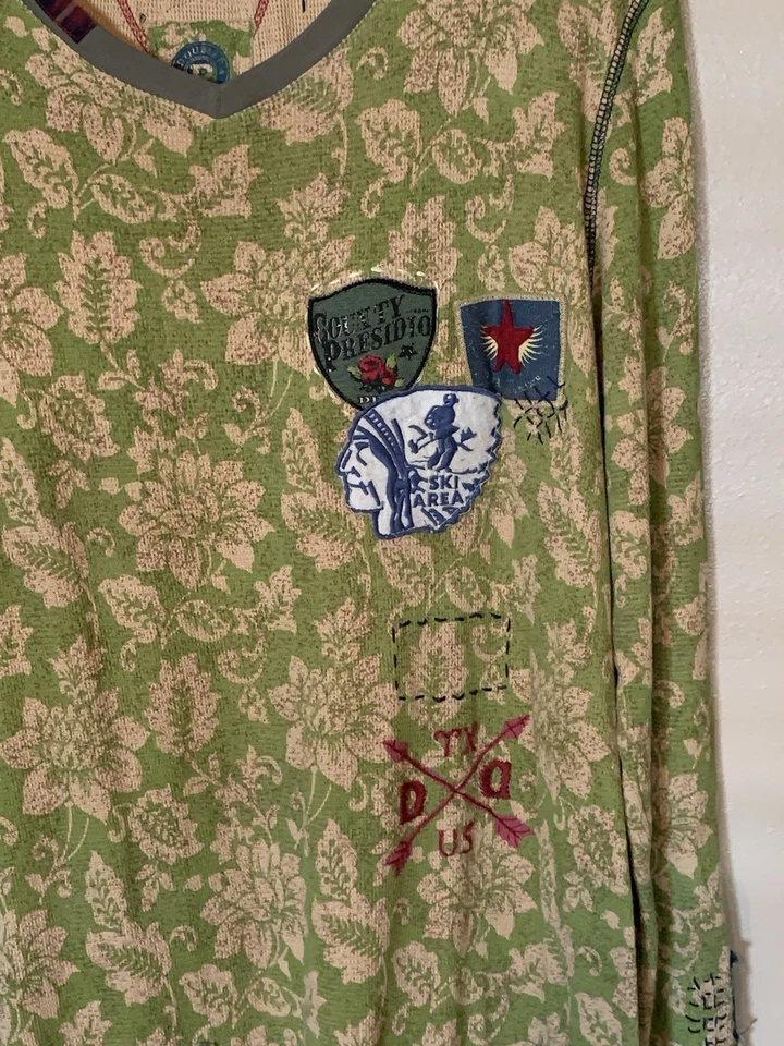 Double D Ranch Thermal Tapestry Patches Embroidered Dress Size M - Image 2 of 4