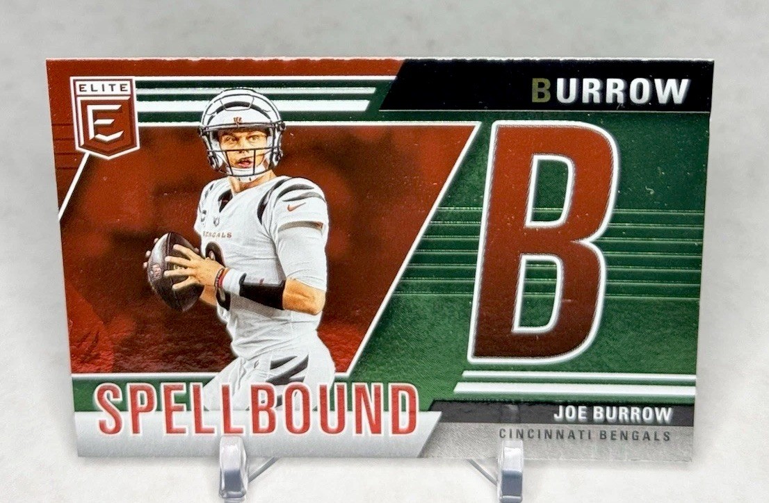 2024 Panini Donruss Elite- Joe Burrow Spellbound Green B #35 Cincinnati Bengals