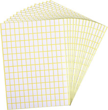 2940PCS Matte White Small Blank Labels Stickers 0.5" X 0.3" Removable Price
