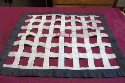RJS Window Net - 1 in Webbing - 18.5 x 22.5 in Rectangle - Black & white NON SFI