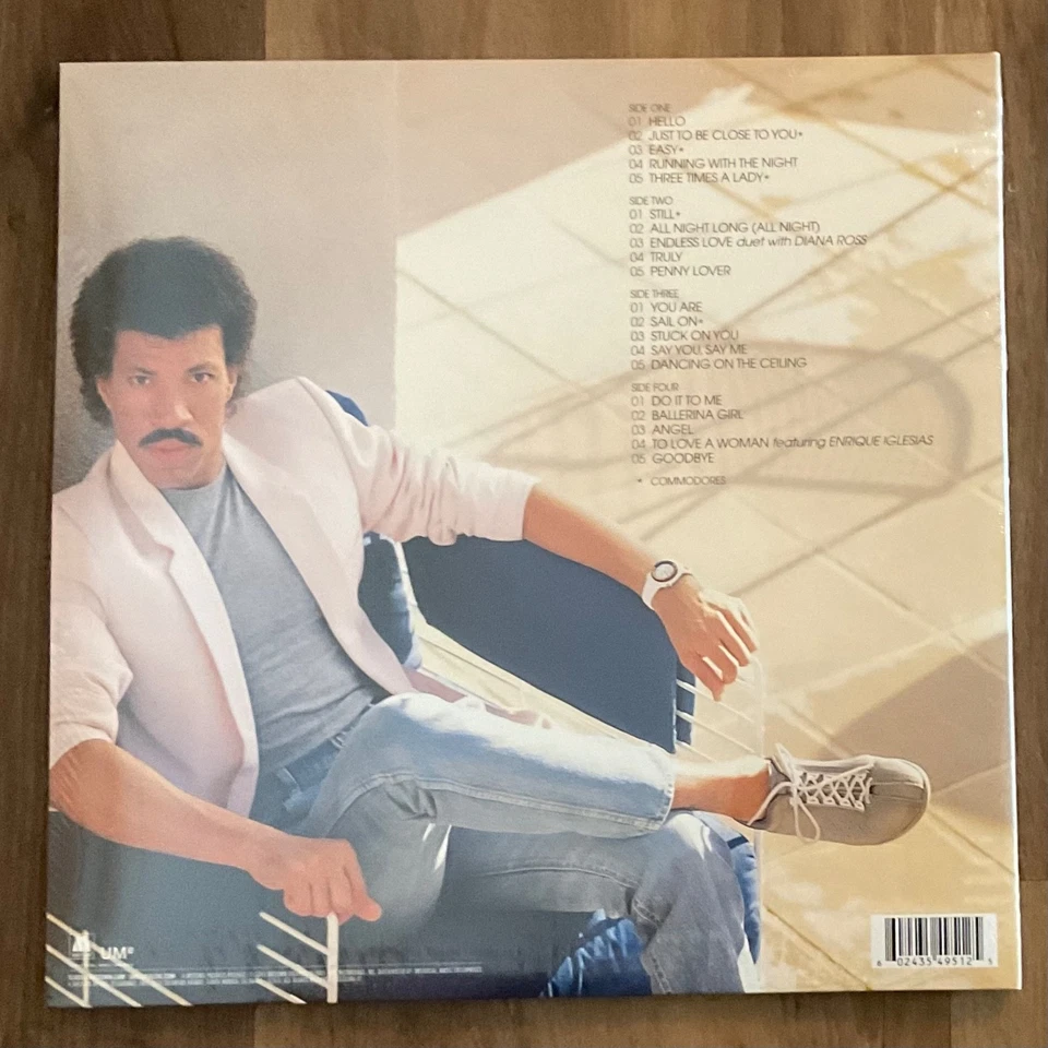 Lionel Richie - The Definitive Collection - 2LP Opaque Baby Blue NEW Sealed - Image 2 of 2