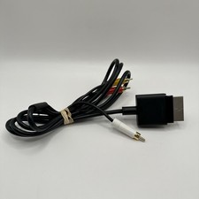 Genuine Official OEM Microsoft XBOX 360 S Slim Composite AV Audio Video Cable